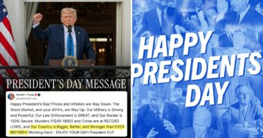 RNC mocks 'Forget someone again??' after Demsâ Presidents Day post leaves out big name